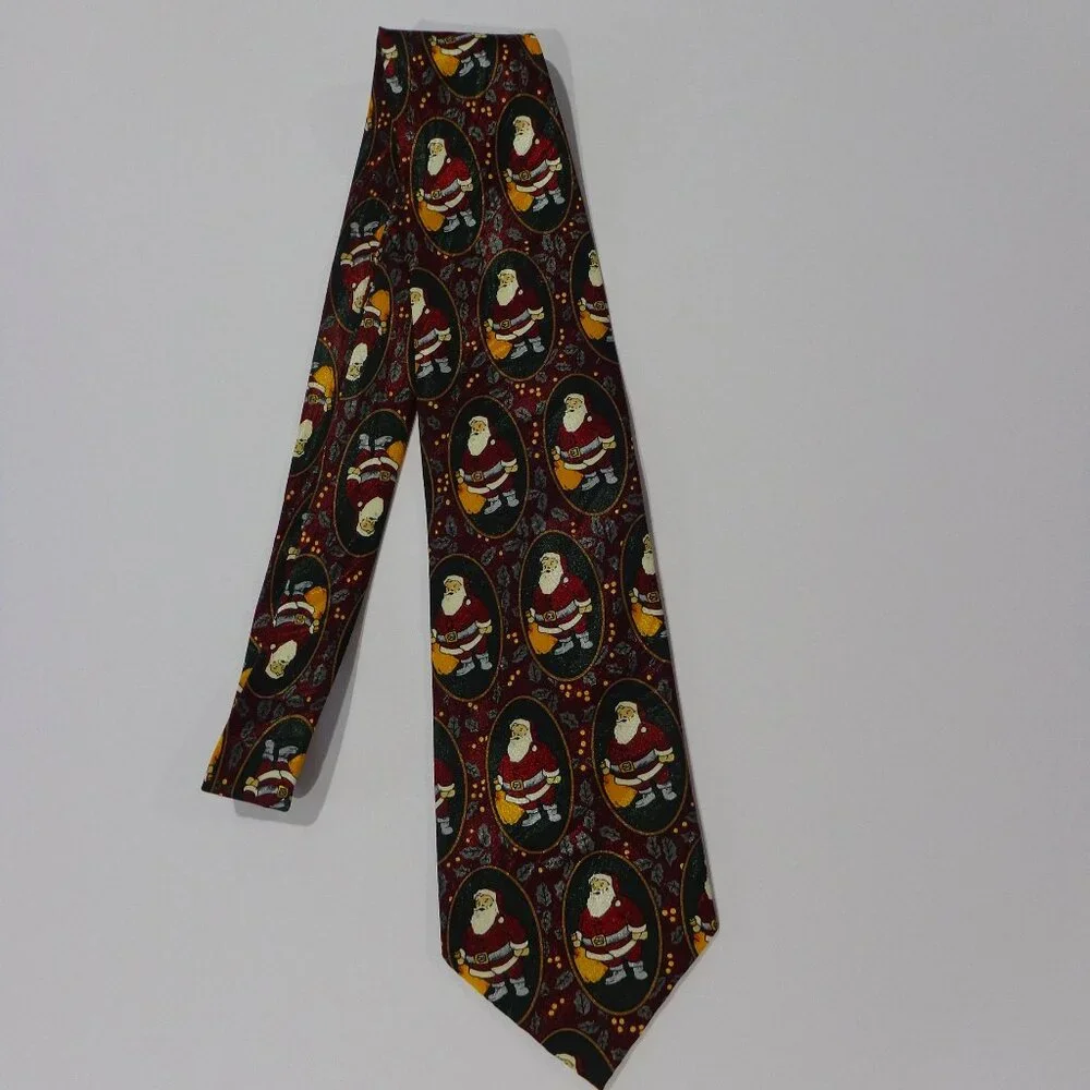 Keith Daniels Men's Christmas Necktie Santa Claus 4